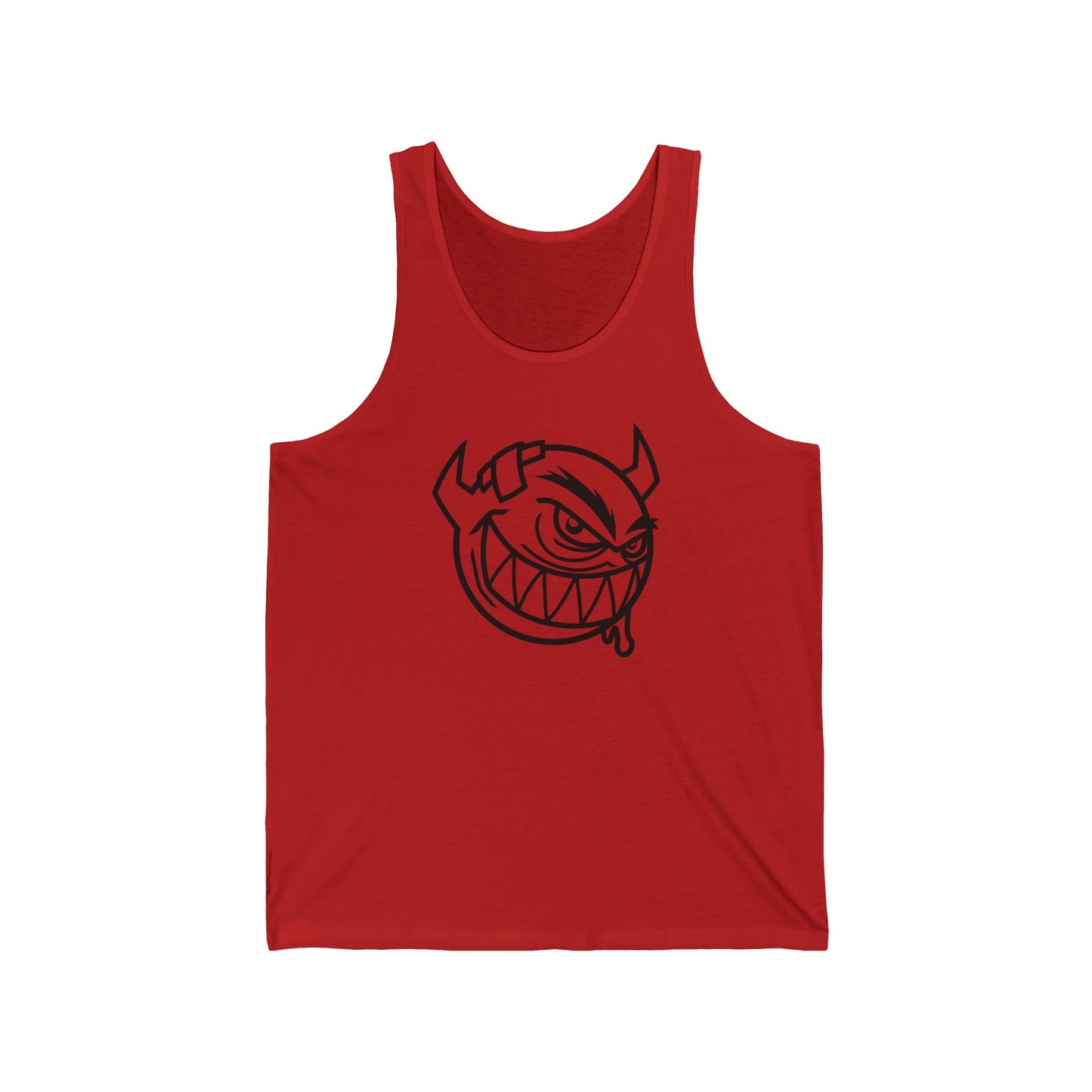 Devil (Black Decal) Unisex Tank Top