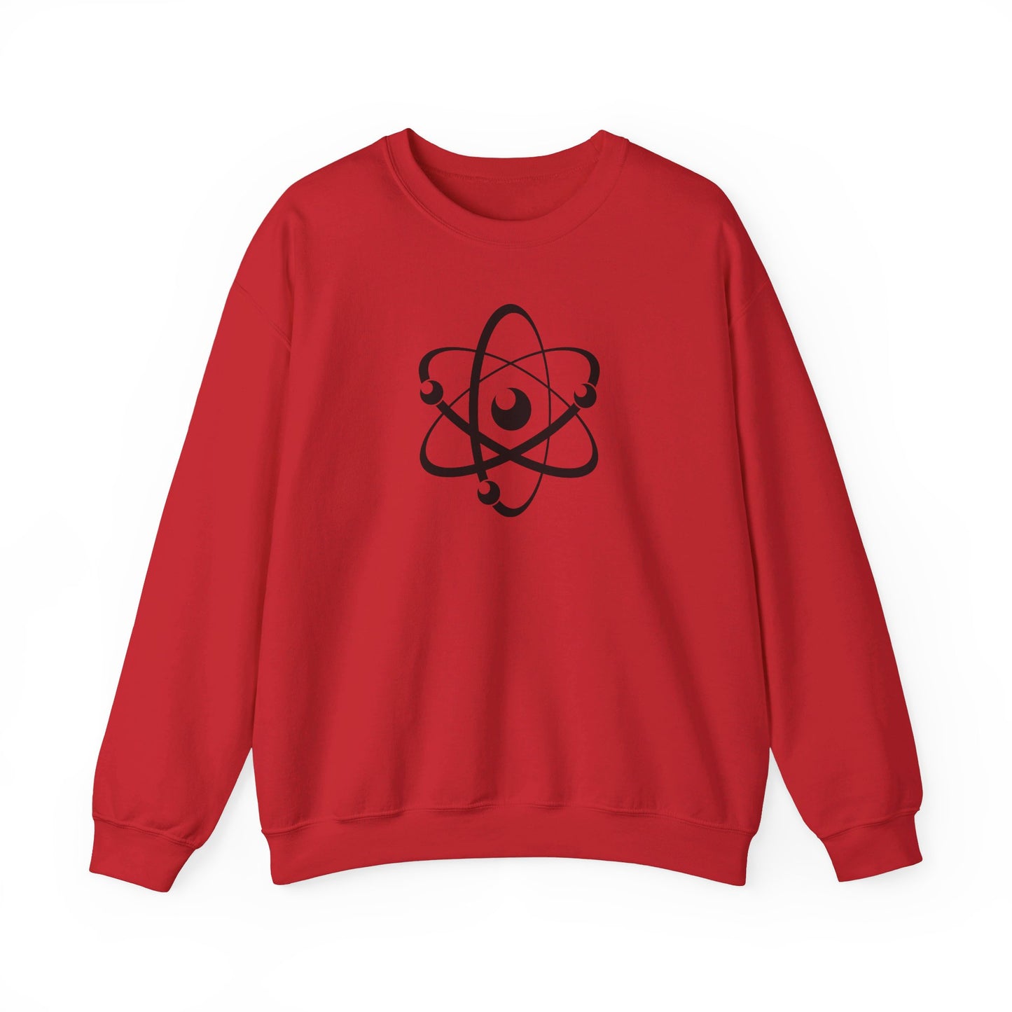 Atom (Black Decal) Unisex Heavy Blend™ Crewneck Sweatshirt