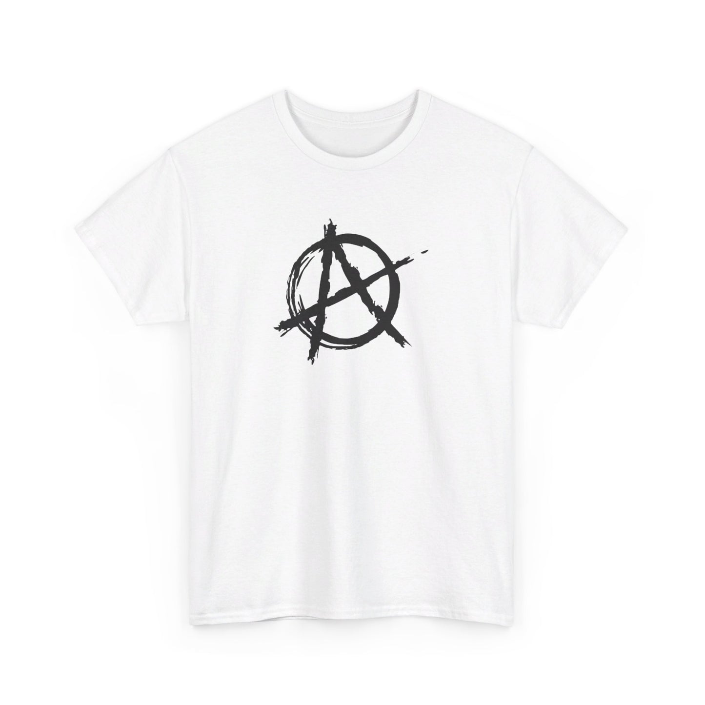 Anarchy (Black Decal) Unisex Heavy Cotton Tee