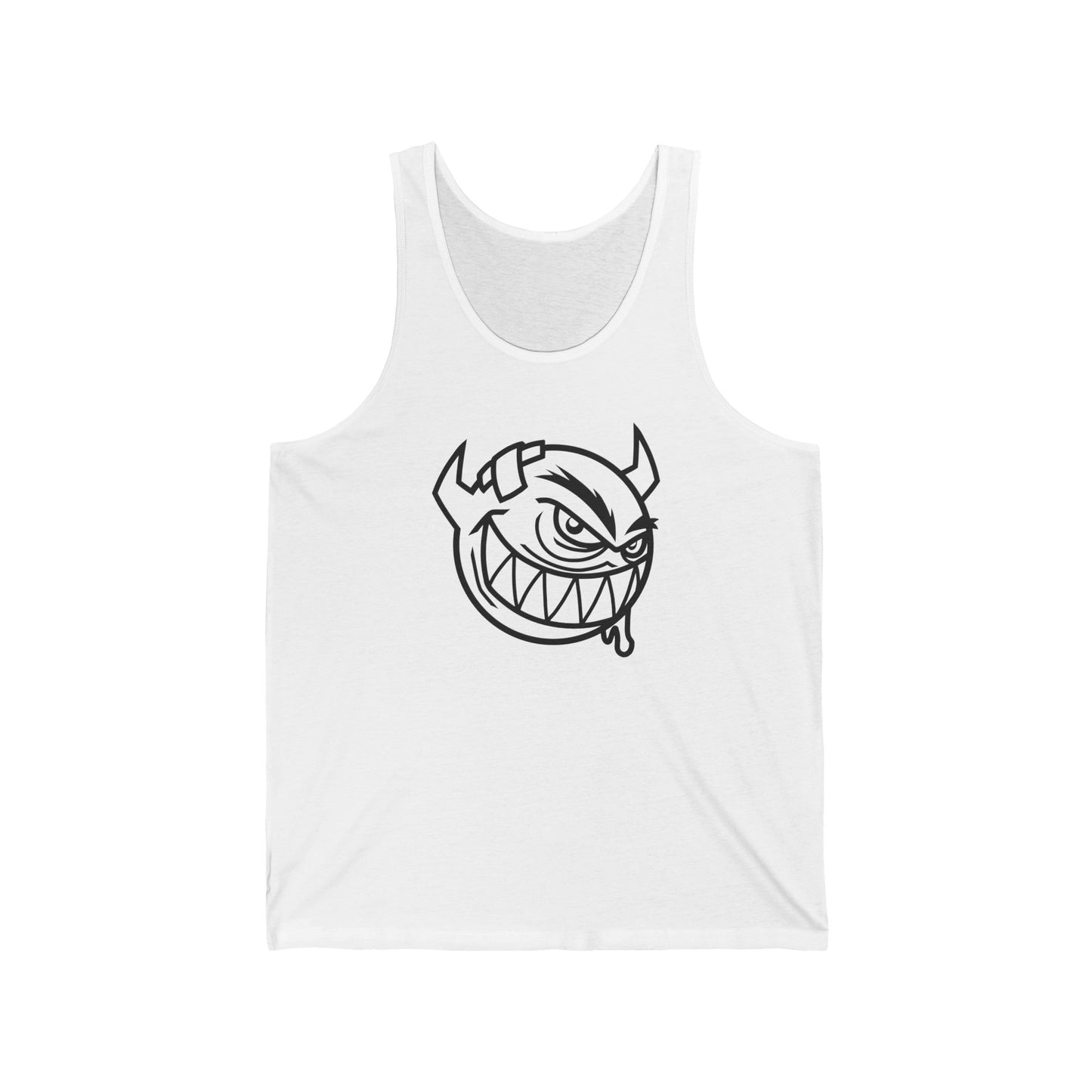 Devil (Black Decal) Unisex Tank Top