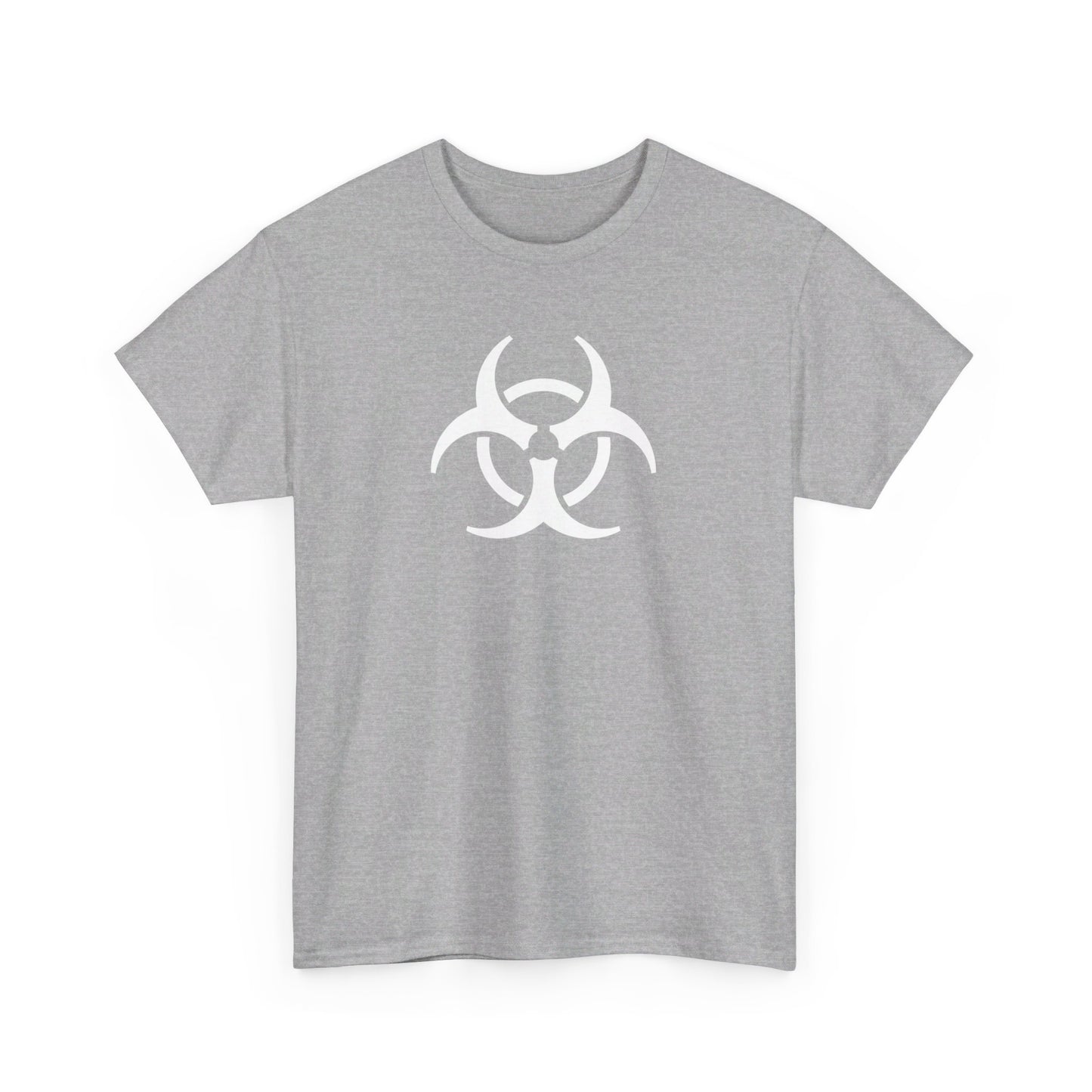 Biohazard (White Decal) Unisex Heavy Cotton Tee