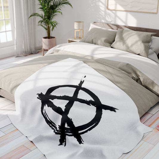 Anarchy (Black Decal) Arctic Fleece Blanket