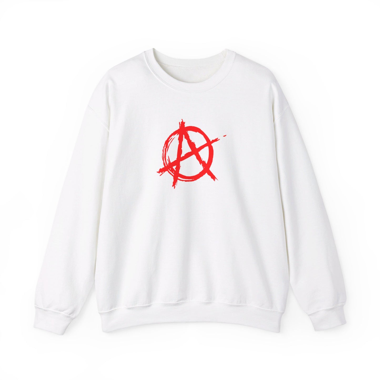 Anarchy (Red Decal) Unisex Heavy Blend™ Crewneck Sweatshirt