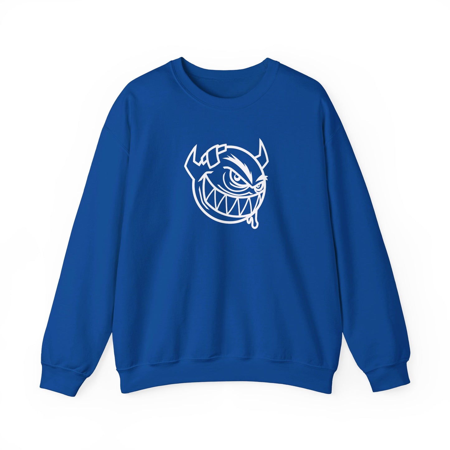 Devil (White Decal) Unisex Heavy Blend™ Crewneck Sweatshirt