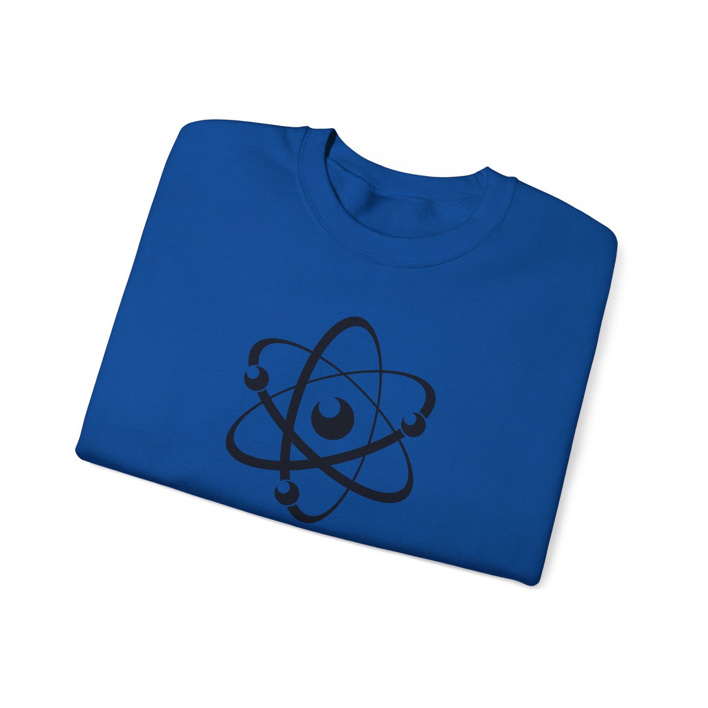 Atom (Black Decal) Unisex Heavy Blend™ Crewneck Sweatshirt