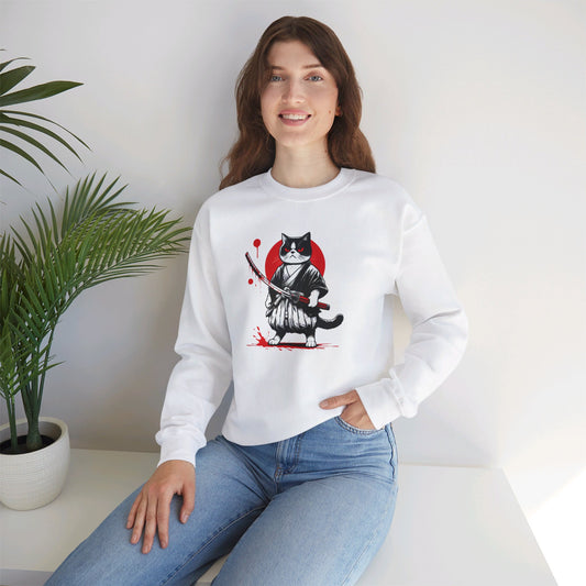 Mean Cat Unisex Heavy Blend™ Crewneck Sweatshirt