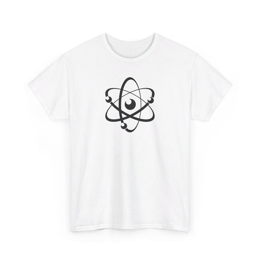 Atom (Black Decal) Unisex Heavy Cotton Tee