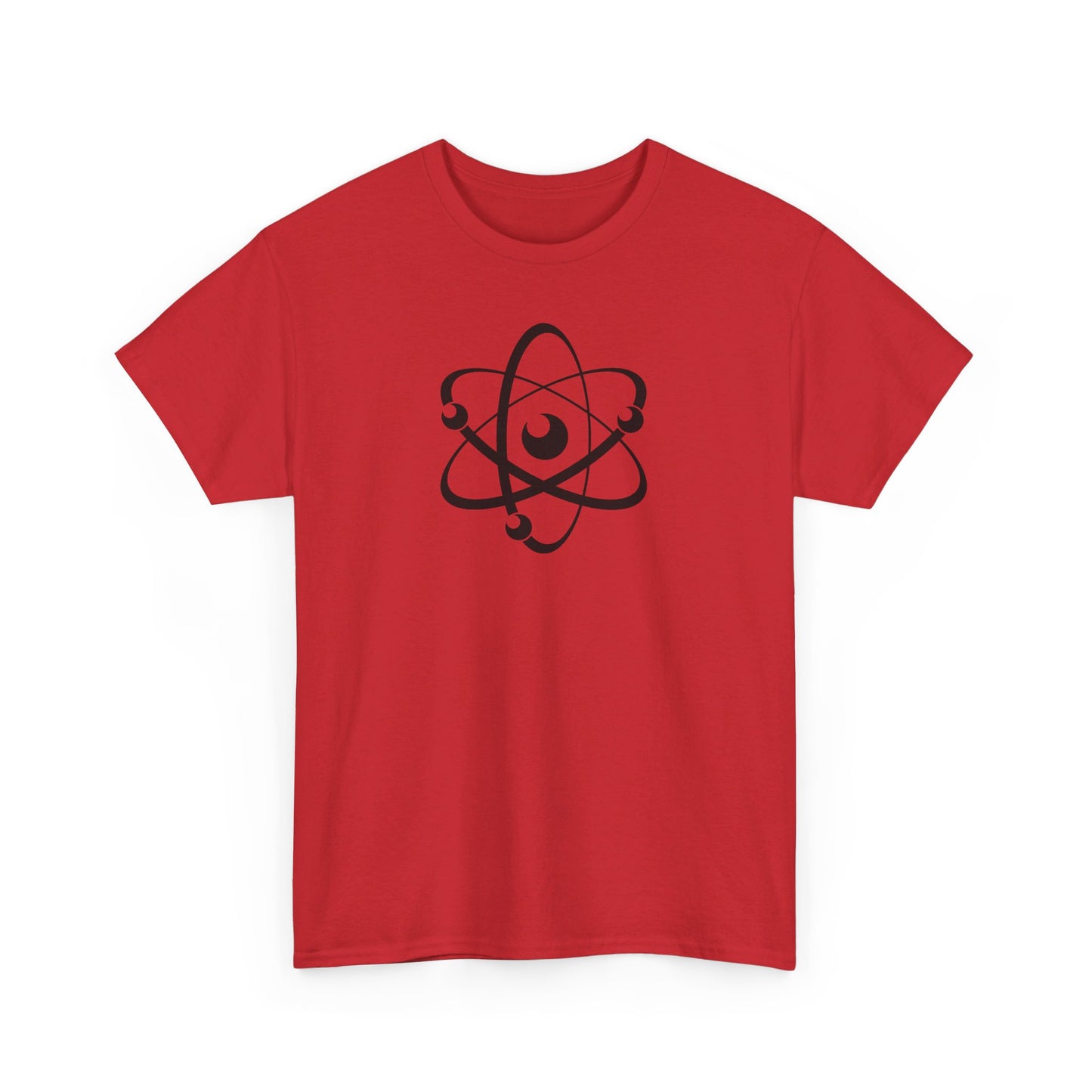 Atom (Black Decal) Unisex Heavy Cotton Tee