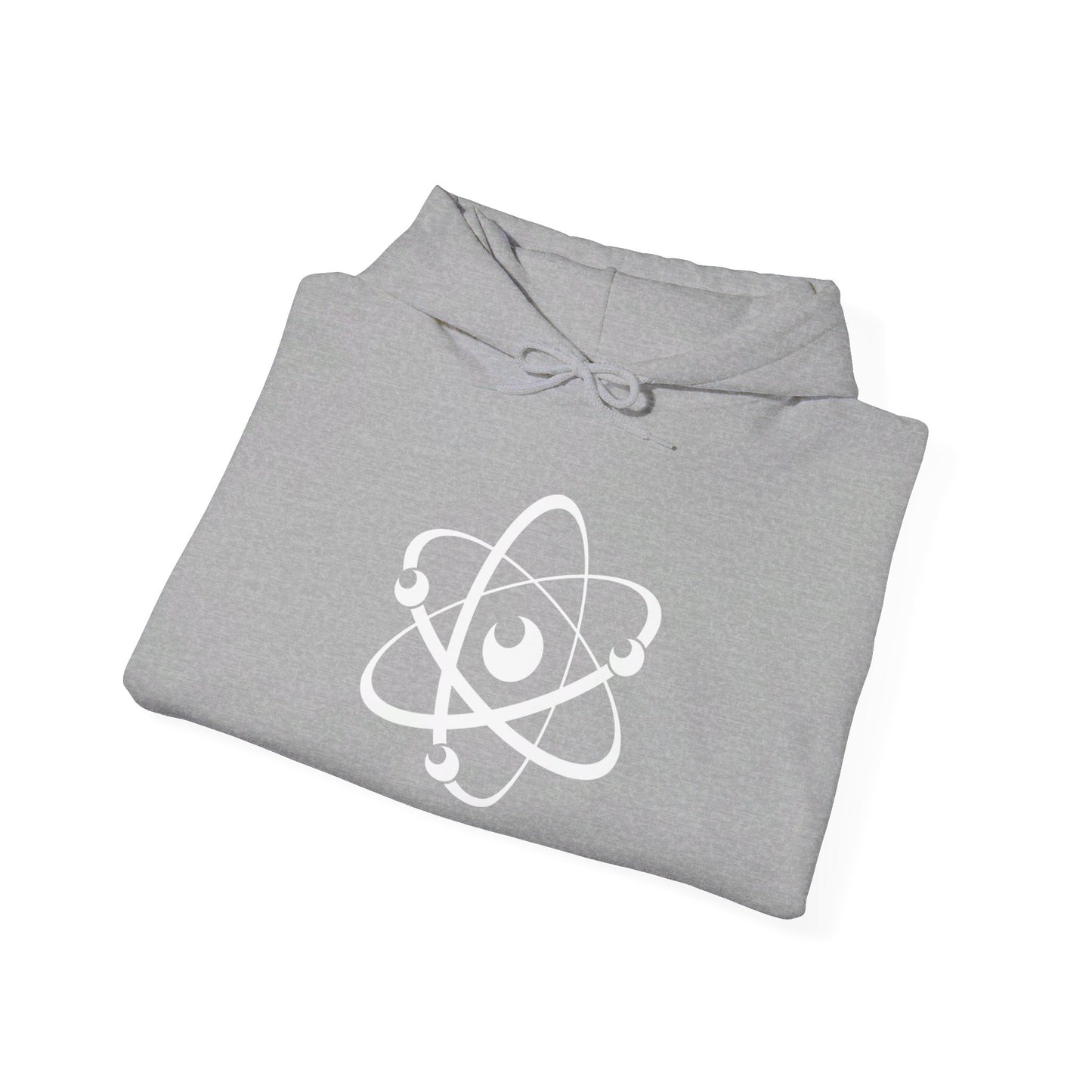 Atom (White Decal) Unisex Heavy Blend™ Hooded Sweatshirt