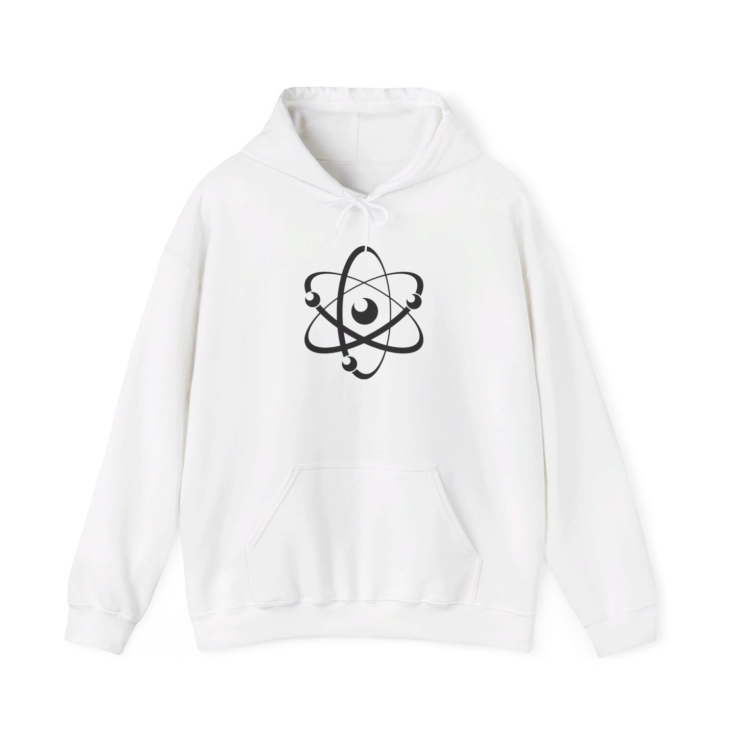 Atom (Black Decal) Unisex Heavy Blend™ Hooded Sweatshirt