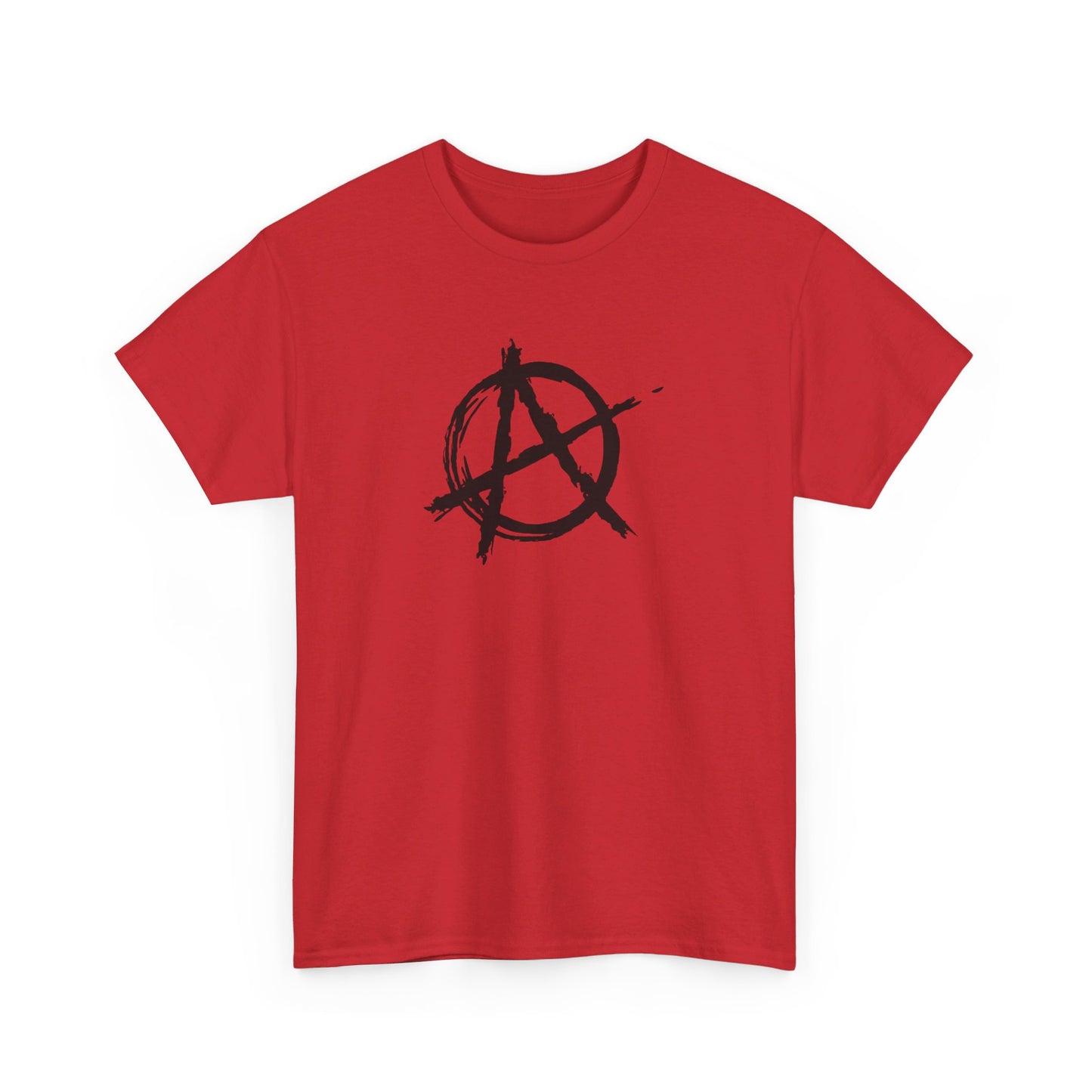 Anarchy (Black Decal) Unisex Heavy Cotton Tee