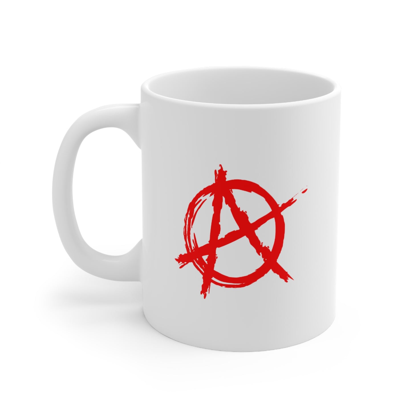 Anarchy (Red Decal) Ceramic Coffee Mug / Tea Cup 11oz / 300ml